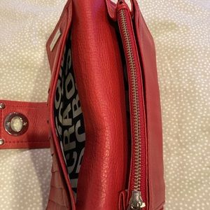 Soft red leather Marc Jacobs wallet.